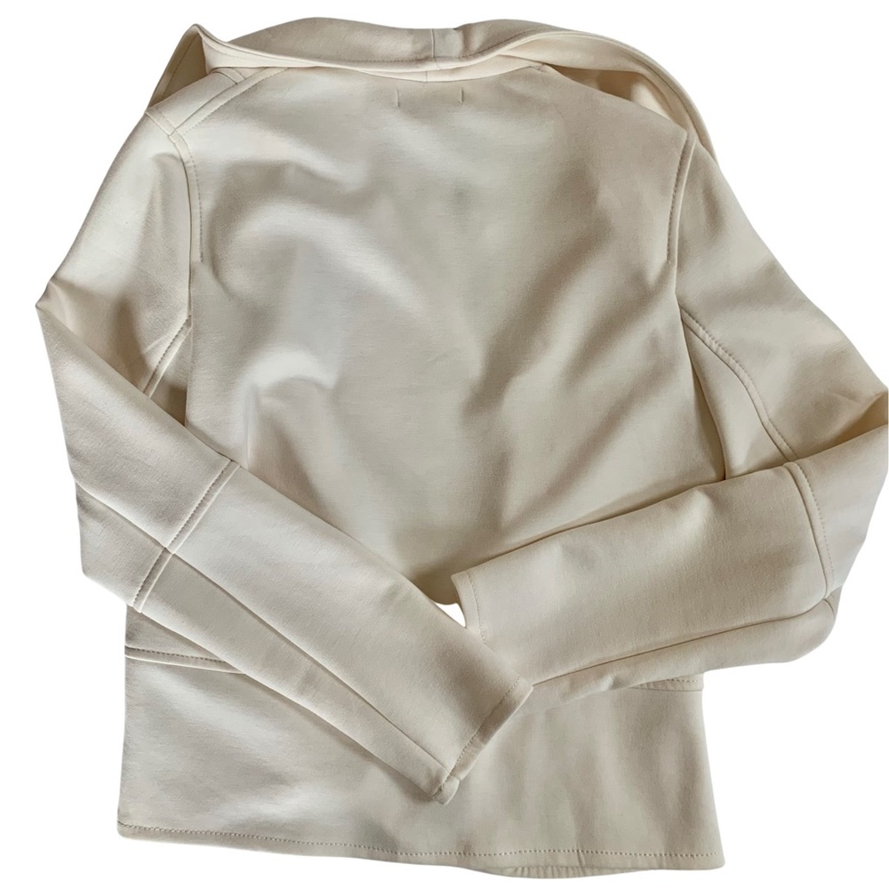 Max Studio Women's Ivory Cozy Knit Blazer Spring Summer Travel Sz Small NWT! - Picture 3 of 3